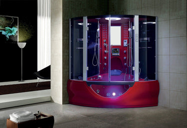 Maya Bath Valencia-Red Steam Shower Steam Shower Maya Bath